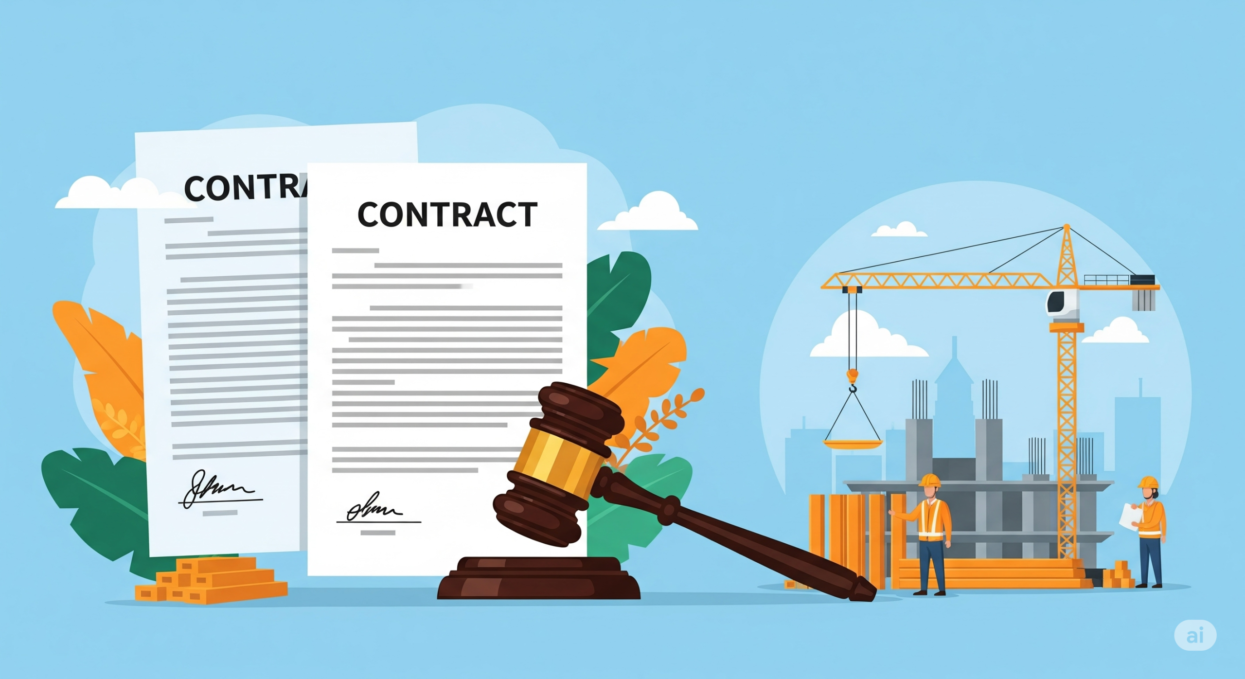 Aspek Hukum dan Administrasi Kontrak dalam Proyek Konstruksi di Indonesia